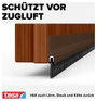 Ajtóseprű 1 m x 43 mm, barna, műanyag, Tesamoll Tesa 5. bélyegkép
