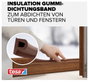 P profilú ablak szigetelő gumi, barna, 10 m x 9 mm, tesamoll TESA 1 tekercs 3. bélyegkép