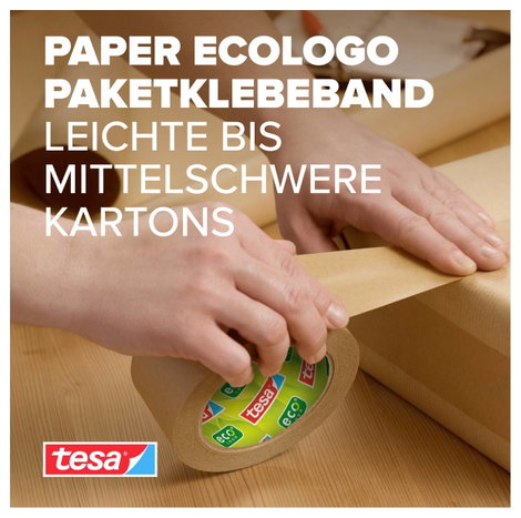Papír ragasztószalag Tesapack Paper Ecologo 50 m x 50 mm 2. kép