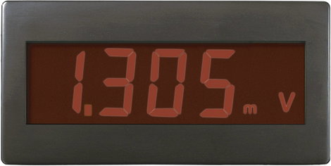 Voltcraft DVM 230RN digitális feszültségmérő modul, panelműszer piros háttérvilágítással