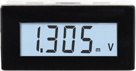 Digitális panelműszer, fehér háttérvilágítás, Voltcraft DVM230W