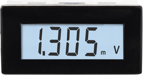 Digitális panelműszer, fehér háttérvilágítás, Voltcraft DVM230W