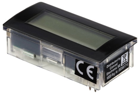 Digitális panelműszer, fehér háttérvilágítás, Voltcraft DVM230W 3. kép