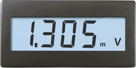 Digitális feszültségmérő modul, panelműszer, fehér háttérvilágítással, Voltcraft DVM330W