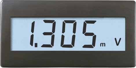 Digitális feszültségmérő modul, panelműszer, fehér háttérvilágítással, Voltcraft DVM330W