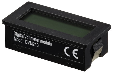 Digitális feszültségmérő modul,voltmérő modul Voltcraft DVM 210 3. kép