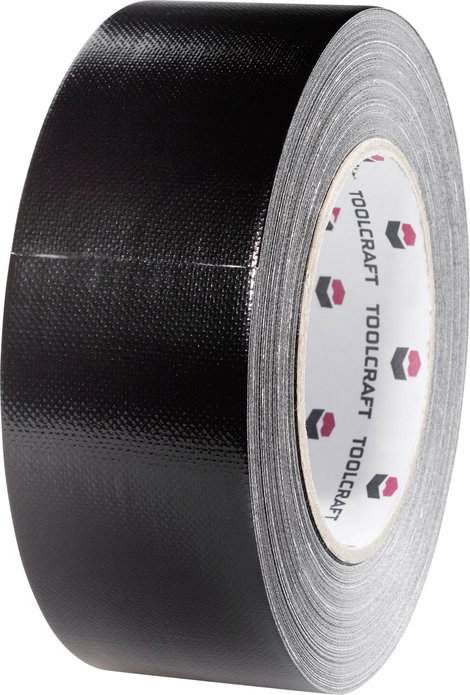 Gaffer ragasztószalag 40 m x 48 mm, fekete, 1 tekercs, Toolcraft 54B48L40SC