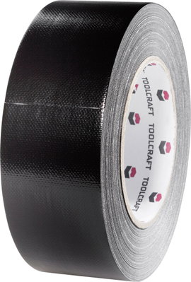 Gaffer ragasztószalag (H x Sz) 20 m x 48 mm, fekete 54B48L20SC TOOLCRAFT, tartalom: 1 tekercs