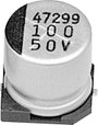 SMD elektrolit kondenzátor 10 µF 16 V 20 % Ø 4 x 5 mm Samwha RC1C106M04005VR bélyegkép