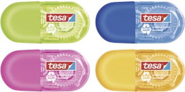 tesa® szövegjavító mini tekercs ecoLogo®, kék, rózsaszín, zöld, narancs 59816 TESA, tartalom: 1 db