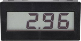 Digitális LCD panelműszer, feszültségmérő, voltmérő modul, LED háttérvilágítással Voltcraft DVM 310