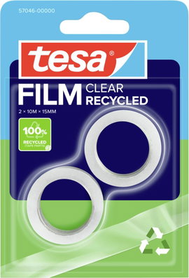 Cellux átlátszó Tesafilm®Eco&Clear 10 m x 15 mm, 2 tekercs, TESA 57046