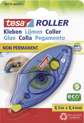 Ragasztóroller Tesa Roller Ecologo 8,5 m x 8,4 mm TESA 59191