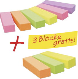 3M Post-it, oldlajelölő színes papír 9 részes készlet 3M 670-6+3 670-6+3
