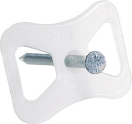 Kábelrögzítő szöggel, &quot NAGEL-FIX&quot  700814, natúr, tartalom: 1 db