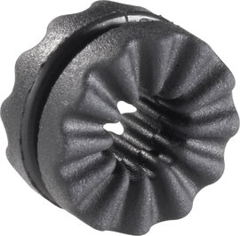 Richco Rázkódás elleni gallér VG-1, fekete (A x B x C x D) 9.7 x 4 x 2.2 x 5.9 mm