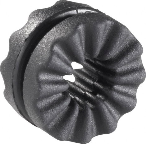 Richco Rázkódás elleni gallér VG-1, fekete (A x B x C x D) 9.7 x 4 x 2.2 x 5.9 mm