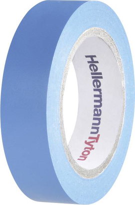 PVC szigetelőszalag, (H x Sz) 10 m x 15 mm, kék PVC HelaTape Flex 15 HellermannTyton, tartalom: 1 te
