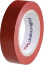 PVC szigetelőszalag, (H x Sz) 10 m x 15 mm, piros PVC HelaTape Flex 15 HellermannTyton, tartalom: 1 bélyegkép