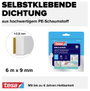 Habanyag tömítő, Tesamoll® Standard (H x Sz x Ma) 6 x 9 x 4 m, fehér, TESA, tartalom: 1 tekercs 4. bélyegkép