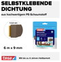 Habanyag tömítő, Tesamoll® Standard (H x Sz x Ma) 6 x 9 x 4 m, barna, TESA, tartalom: 1 tekercs 4. bélyegkép