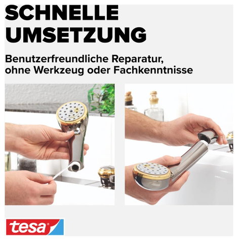 Javítószalag, TESA StopWater Tape (H x Sz) 12 m x 12 mm, fehér 56220-0-0 TESA, tartalom: 1 tekercs 5. kép