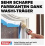 Tesa kültéri maszkolószalag, krepp fedő, festőszalag 25 m x 25 mm kék színű tesa® Maler-Krepp Precis 5. bélyegkép