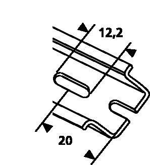 HellermannTyton DELTA tartósínek DELTA2F-ST-GL-WC, hossz: 2 m 2. kép