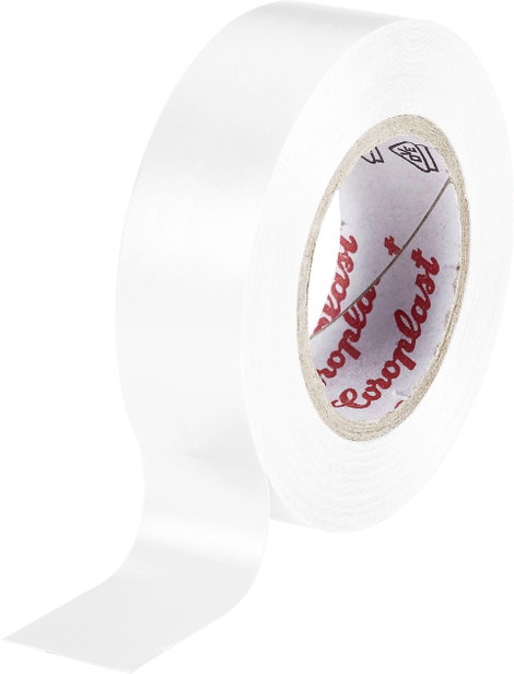 PVC elektromos szigetelő szalag (H x Sz) 10 m x 19 mm, fehér PVC 302 Coroplast, tartalom: 1 tekercs