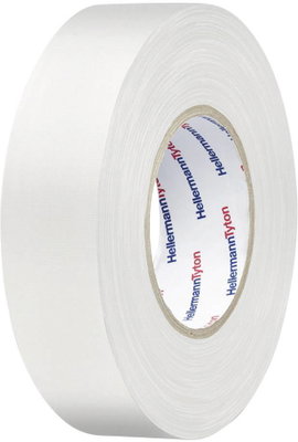 Téphető szövetbetétes ragasztószalag 10 m x 19 mm, fehér HellermannTyton HelaTape gaffer tape