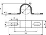 Kábelrögzítő bilincs, Köteg Ø: 7 mm 5100.99 Ónozott Vogt Verbindungstechnik, tartalom: 1 db 2. bélyegkép