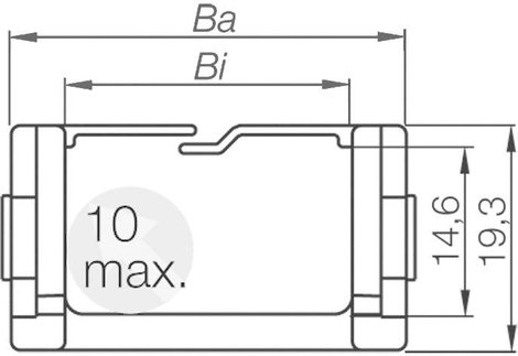 Csatlakozóelem Easy Chain® sorozat alkalmas: E08.30... 080.30.12PZ igus, tartalom: 1 db 5. kép