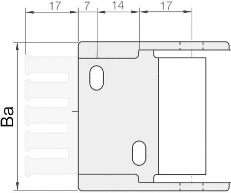 Csatlakozóelem Easy Chain® sorozat alkalmas: E14.4... 114.4.12PZ igus, tartalom: 1 db 6. kép