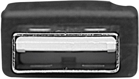 USB 2.0 kábel [1x USB 2.0 dugó A - 1x USB 2.0 dugó B] 3 m fekete Manhattan 756614 2. kép