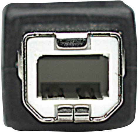 USB 2.0 kábel [1x USB 2.0 dugó A - 1x USB 2.0 dugó B] 3 m fekete Manhattan 756614 3. kép