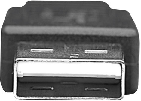 USB 2.0 kábel [1x USB 2.0 dugó A - 1x USB 2.0 mikro dugó B] 1.80 m fekete Manhattan 756616 2. kép
