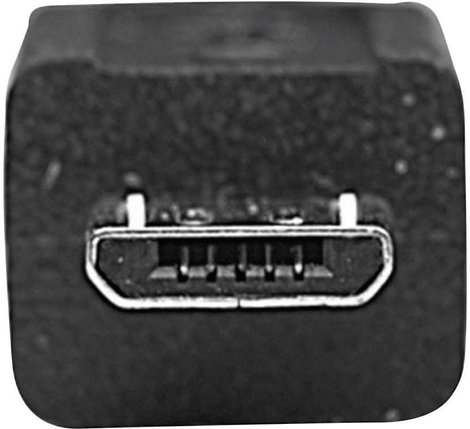 USB 2.0 kábel [1x USB 2.0 dugó A - 1x USB 2.0 mikro dugó B] 1.80 m fekete Manhattan 756616 3. kép