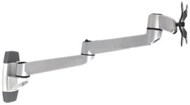 Fali monitortartó kar, dönthető/forgatható, max. 14 kg, 25,4-76,2 cm (10