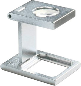 Talpas nagyító, szál nagyító 10x-es nagyítással 14.6 mm, ezüst színű Eschenbach 1255