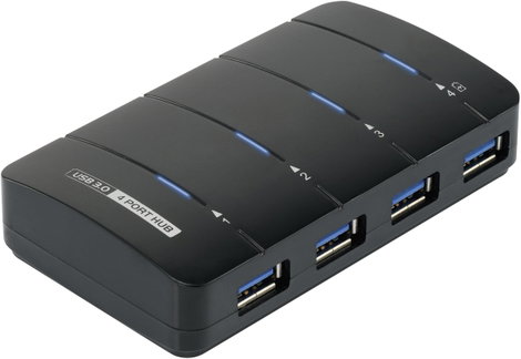 USB 3.0 4 port Hub tápegységgel, Renkforce 3. kép