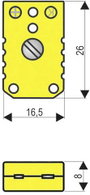 B + B Thermo-Technik 0220 0002 HŐELEM CSATLAKOZÁSOK Sárga Tartalom: 1 db 2. bélyegkép
