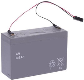 Akkumulátor akkus kézilámpákba 4 V 3400 mAh