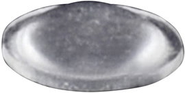Öntapadós műszerláb, TOOLCRAFT PD2008C, kerek Ø 8 x 2,2 mm, átlátszó