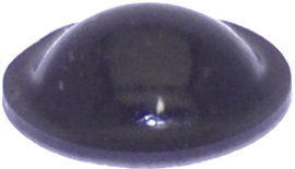 Öntapadós műszerláb, TOOLCRAFT PD2010SW, kerek Ø 10 x 3,1 mm, fekete