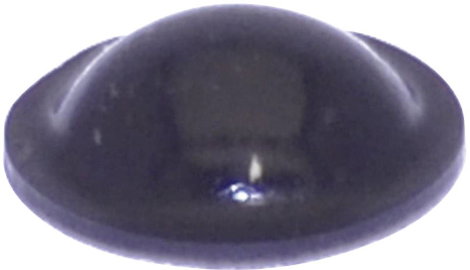Öntapadós műszerláb, TOOLCRAFT PD2010SW, kerek Ø 10 x 3,1 mm, fekete