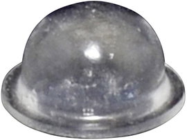 Öntapadós műszerláb, TOOLCRAFT PD2055C, kerek Ø 9,6 x 5,4 mm, átlátszó