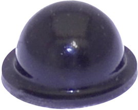 Öntapadós műszerláb, TOOLCRAFT PD2055SW, kerek Ø 9,6 x 5,4 mm, fekete