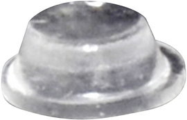 Öntapadós műszerláb, TOOLCRAFT PD2075C, kerek Ø 8 x 3 mm, átlátszó