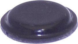 Öntapadós műszerláb, TOOLCRAFT PD2120SW, kerek Ø 10,1 x 1,8 mm, fekete