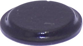 Öntapadós műszerláb, TOOLCRAFT PD2122SW, kerek Ø 12,7 x 1,8 mm, fekete